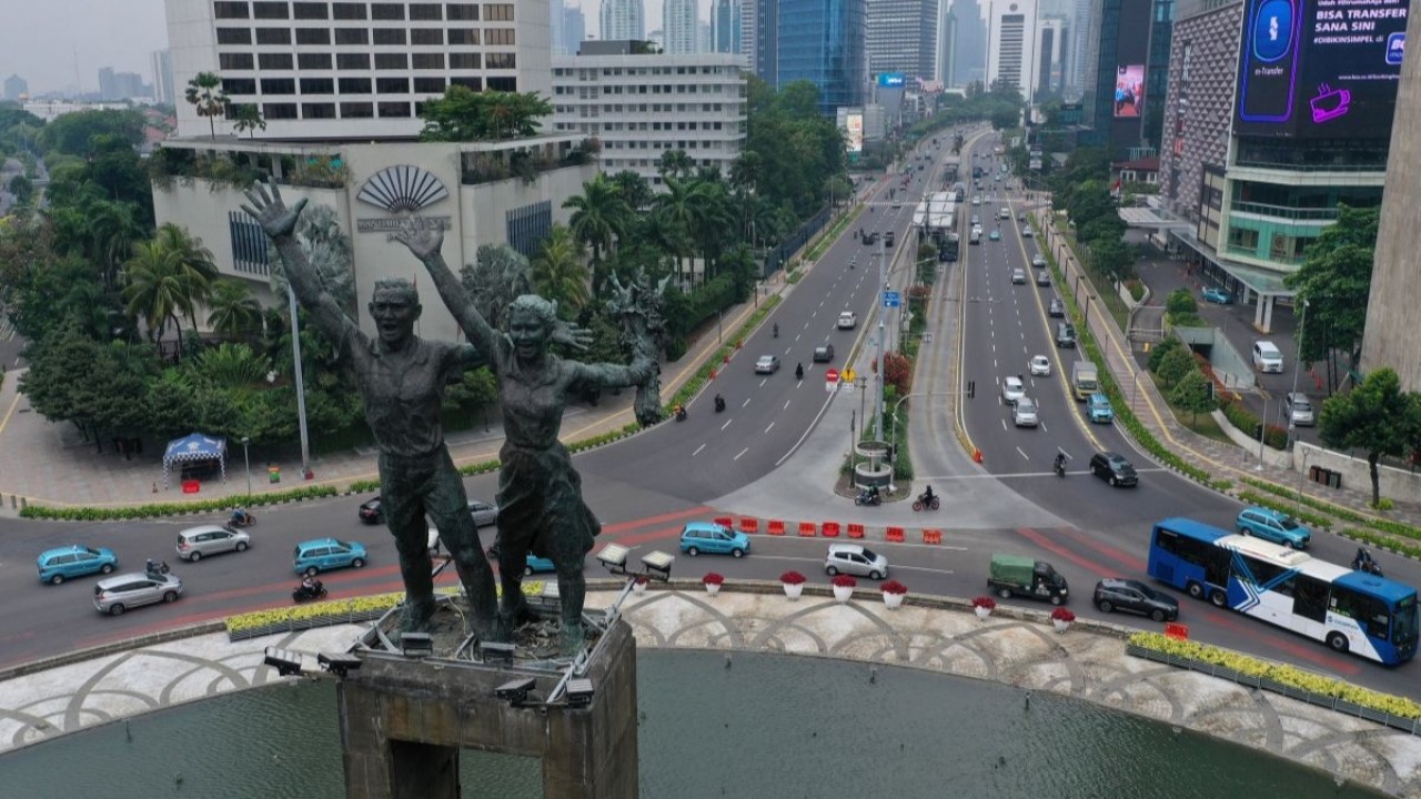 Sudut kota Jakarta. (Antara)