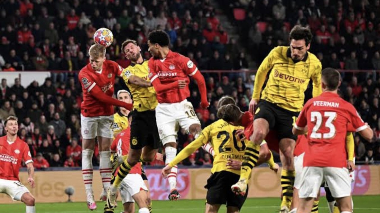 Laga Dortmund vs PSV Eindhoven