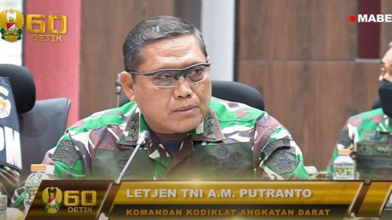 Letjen TNI AM Putranto.