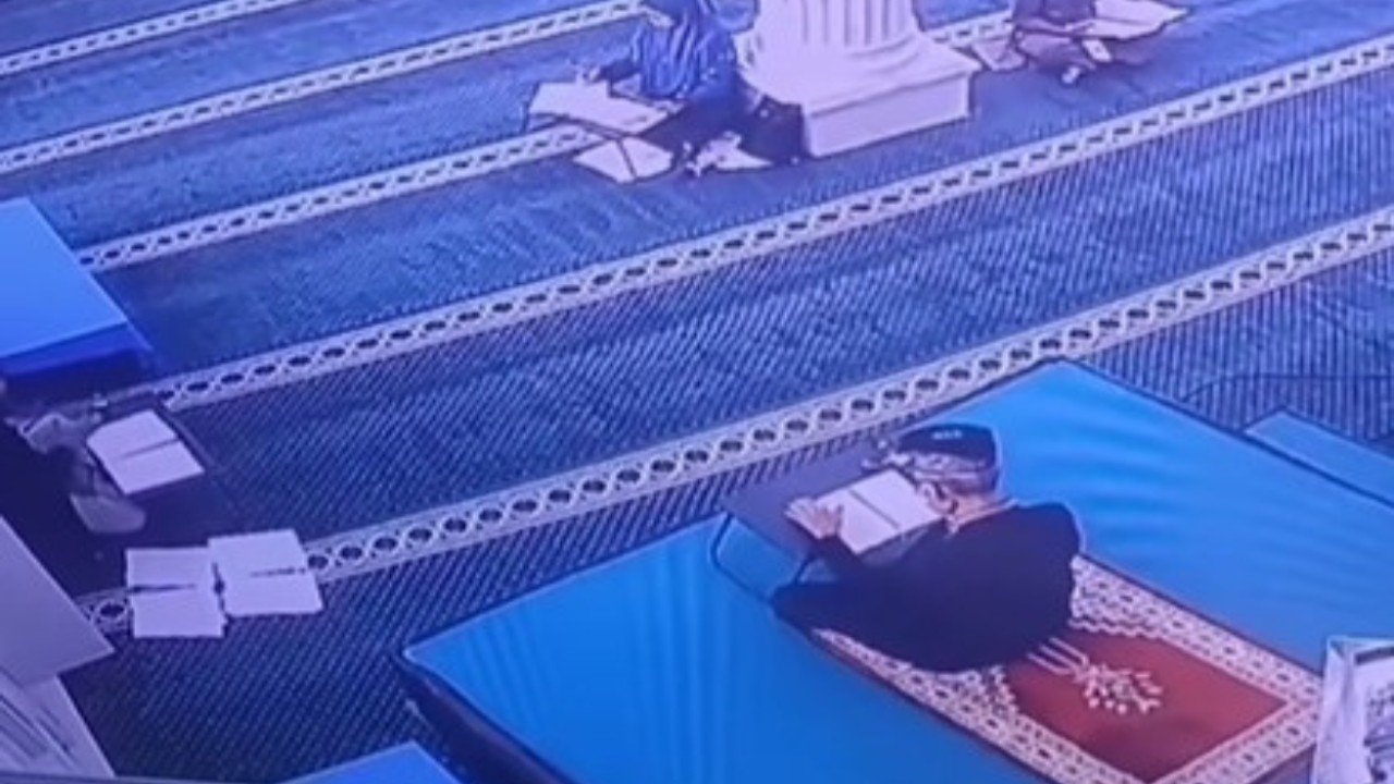 Tangkap layar - Peserta lomba Tadarrus Al Qur'an semarak Ramadhan. (Foto: Instagram/makassar_iinfo)