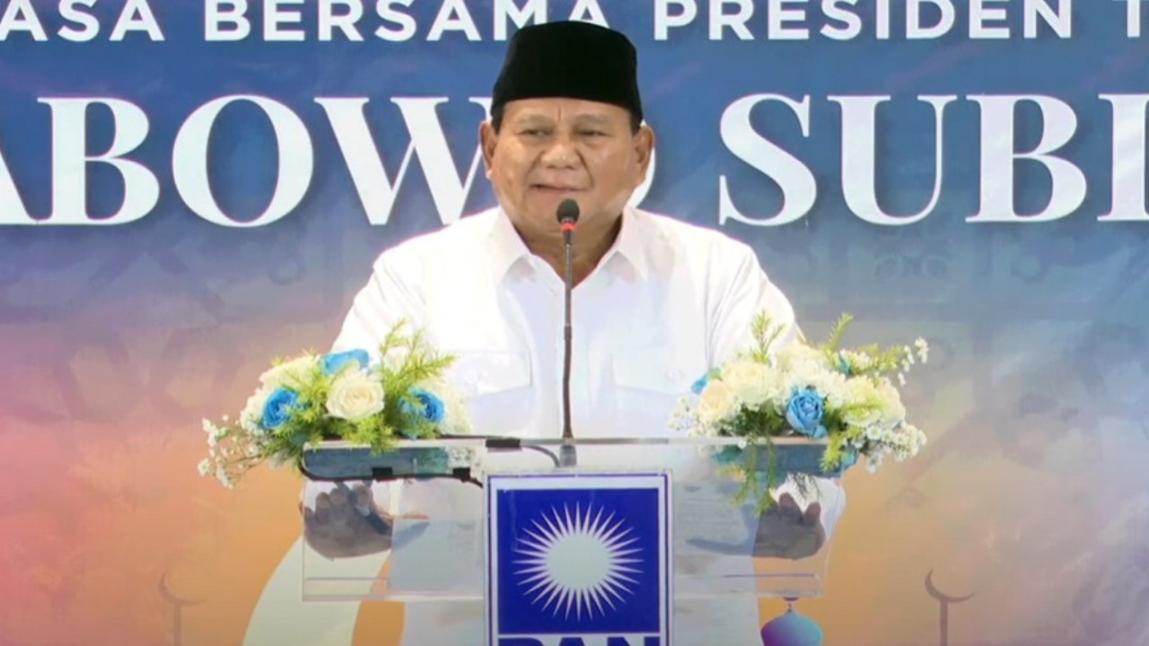 Calon Presiden RI Prabowo Subianto. (Foto: Tangkap layar Youtube/PAN)