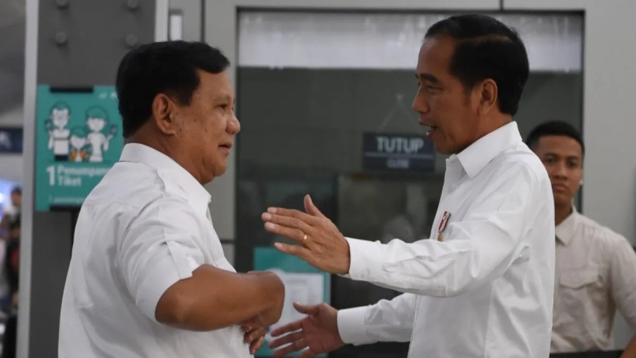 Presiden Jokowi dan Prabowo Subianto. (Antara)