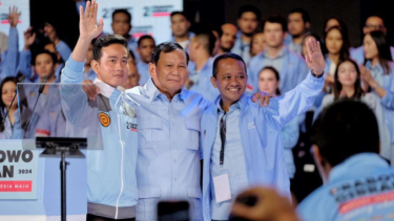 Prabowo-Gibran dan Bahlil. (Dok.)