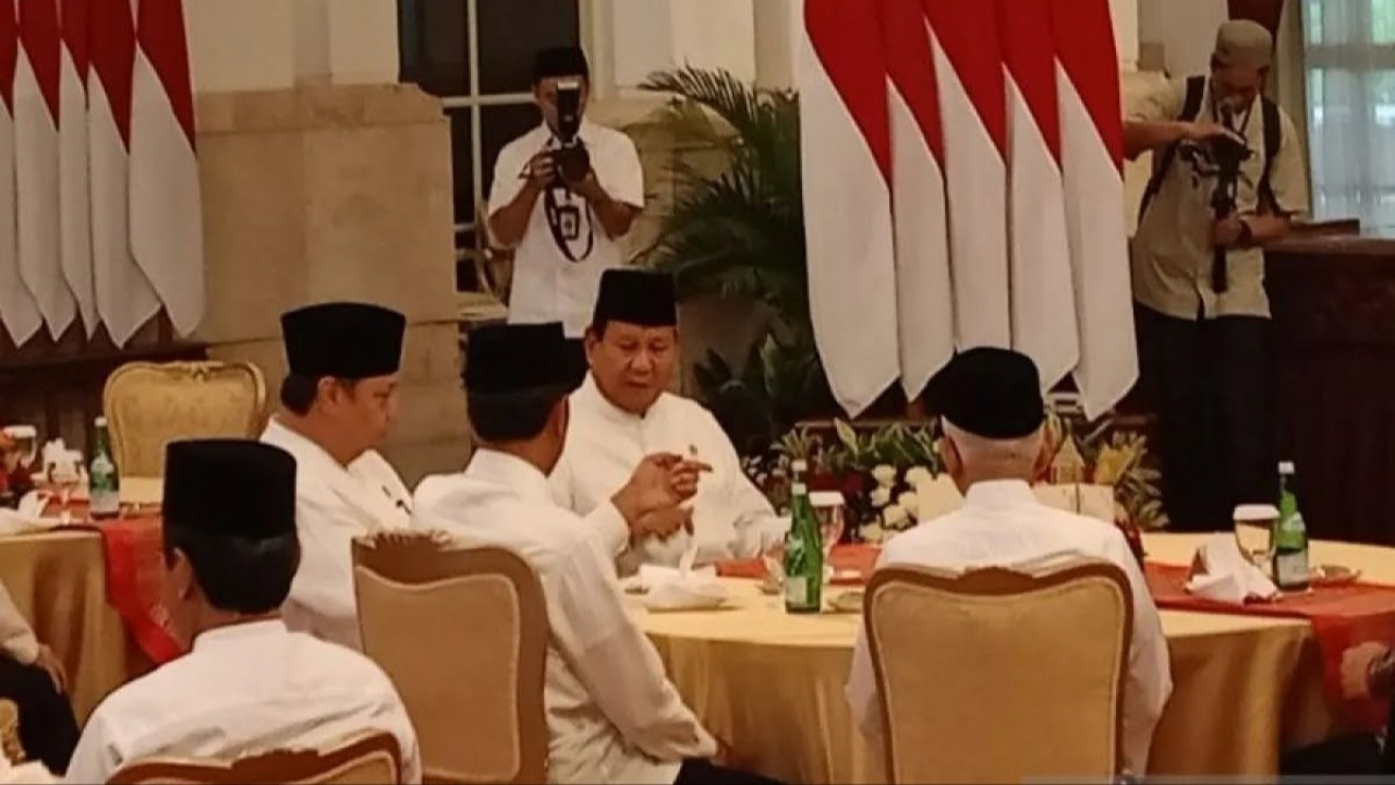 Buka puasa bersama di Istana Negara, Jakarta. (Antara)