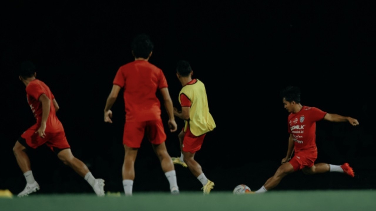 Skuad Bali United jalani latihan