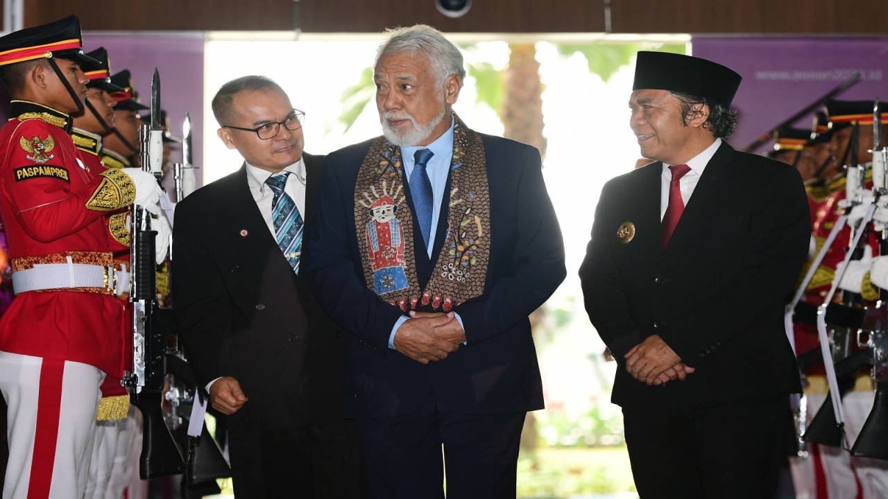 PM Timor Leste Xanana Gusmao.(Foto: X/@setkabgoid)