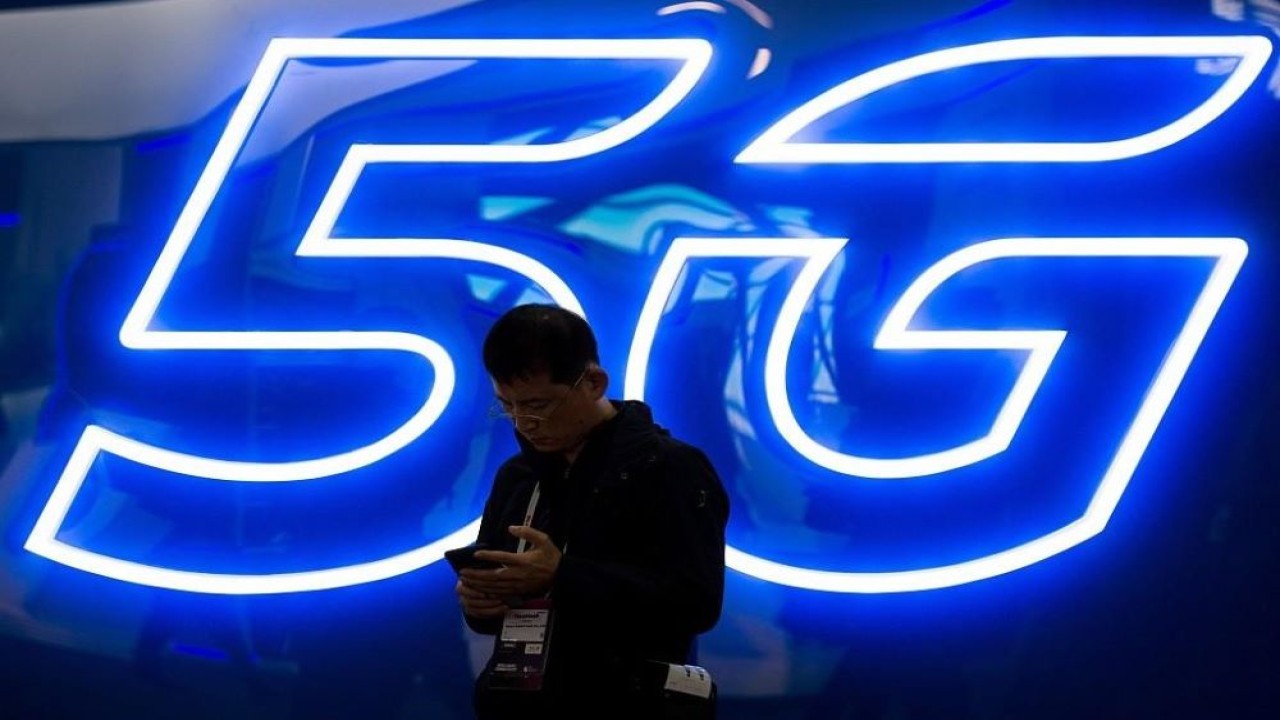 Ilustrasi.  Jaringan teknologi 5G. (Foto: VCG via China.org.cn)