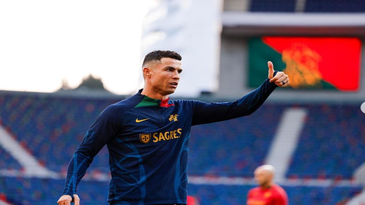 Pemain Timnas Portugal Cristiano Ronaldo (Foto: Instagram @cristiano)