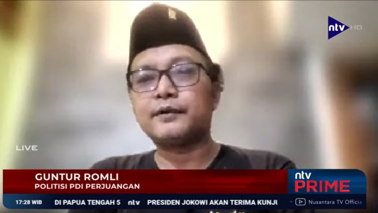 Politikus PDI Perjuangan Guntur Romli.