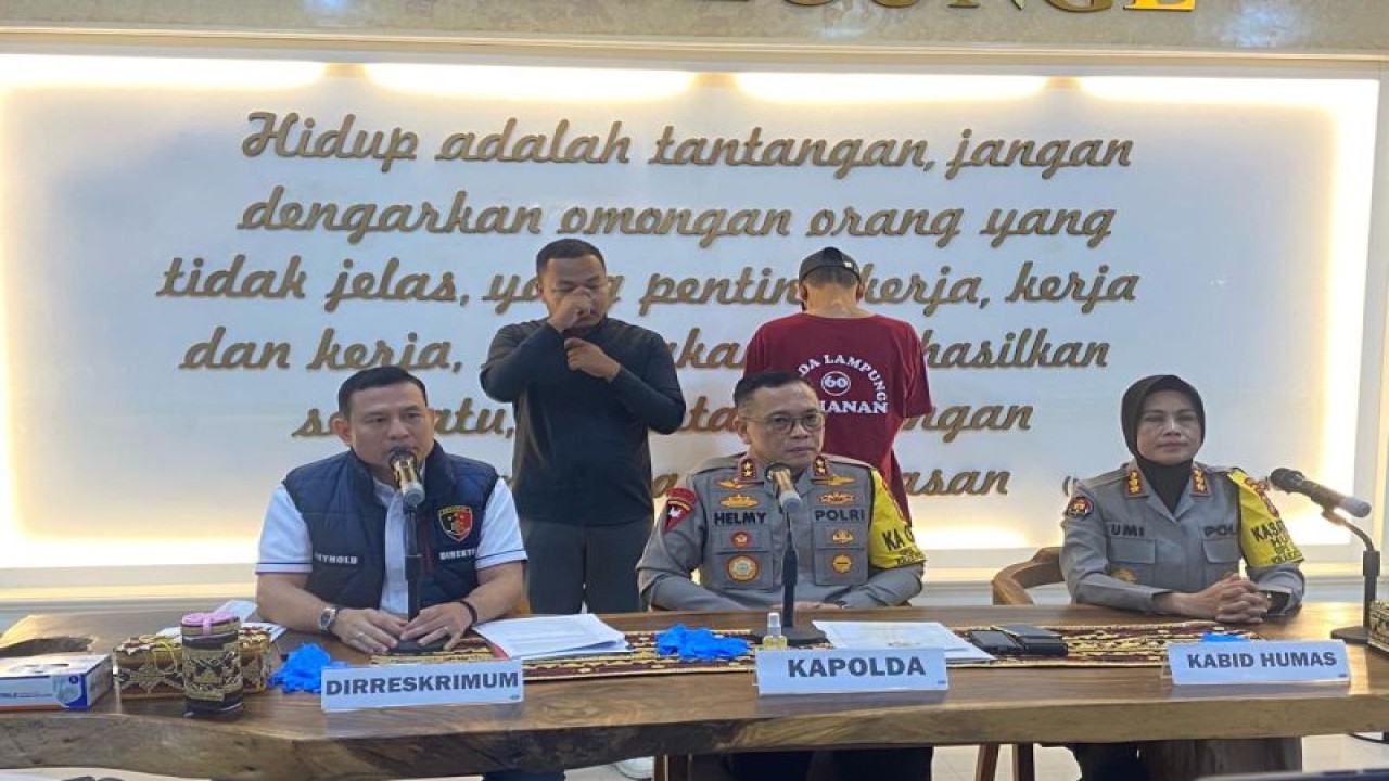 Kapolda Lampung Irjen Pol Helmy Santika. (Antara)