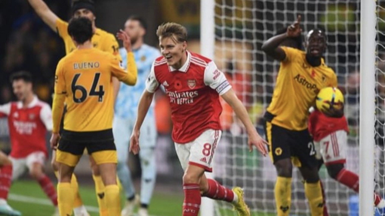 Laga Wolves vs Arsenal di Liga Inggris