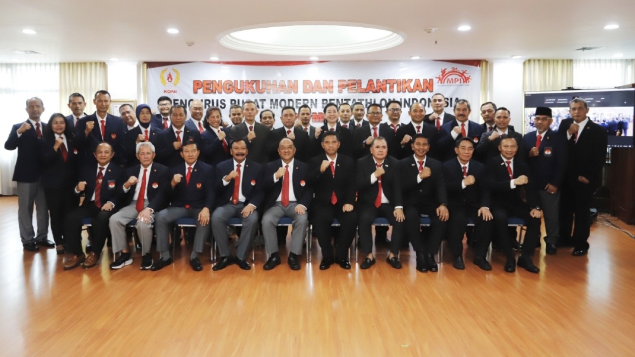Pelantikan dan Pengukuhan Pengurus Pusat Modern Pentathlon Indonesia (PP MPI) masa bhakti 2024-2028