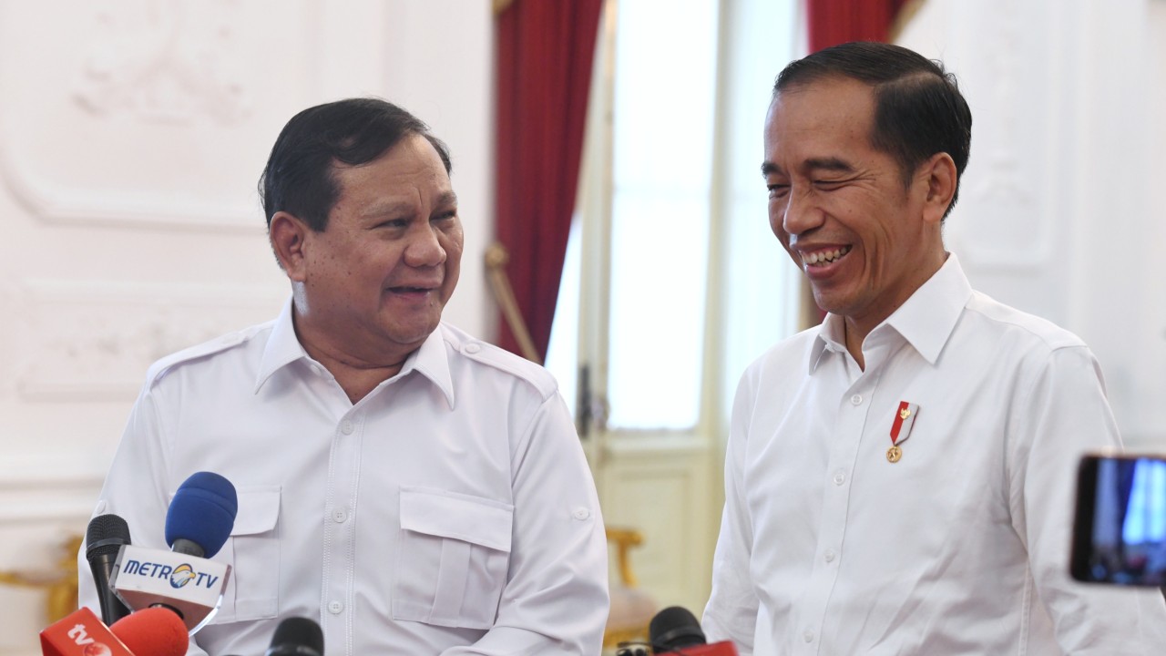 Presiden Jokowi dan Prabowo Subianto. (Setkab)