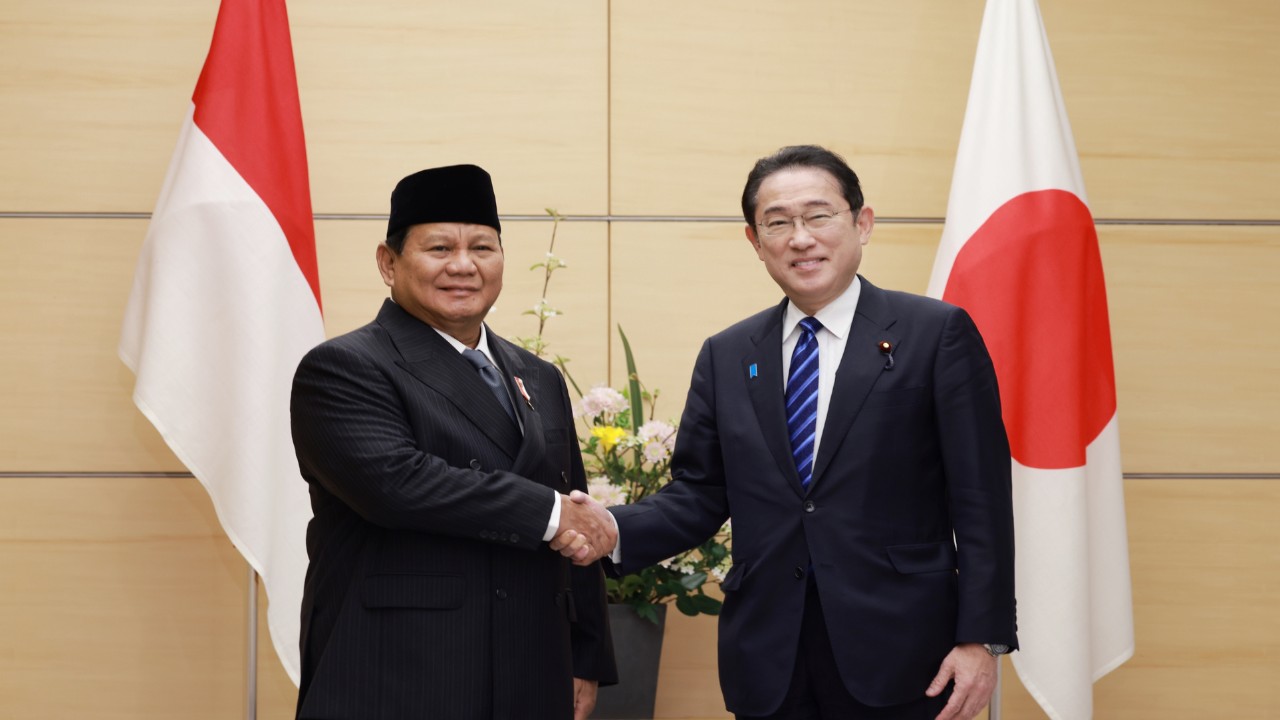 Menteri Pertahanan RI Prabowo Subianto melakukan kunjungan kepada Perdana Menteri (PM) Jepang H.E. Fumio Kishida.