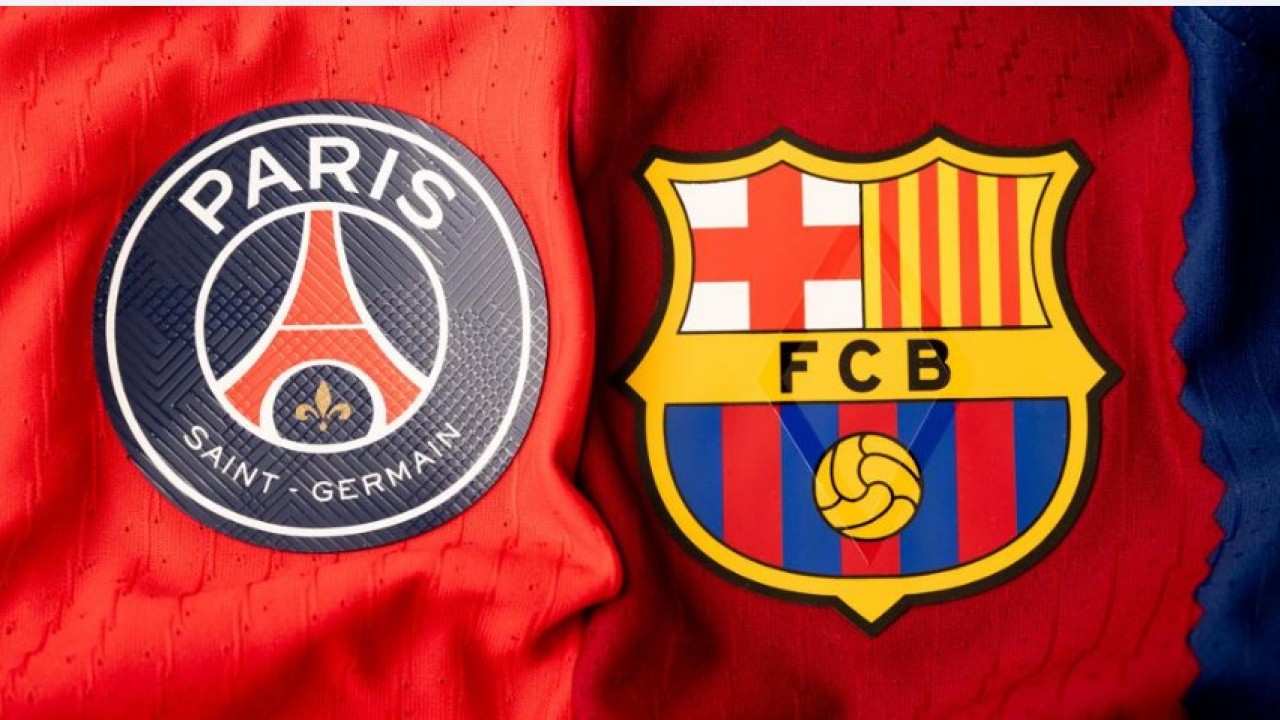 Ilustrasi prediksi Liga Champions, PSG Vs Barcelona. (UEFA)