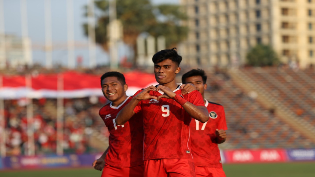 Ramadhan Sananta berpotensi jadi starter saat Timnas Indonesia U-23 bertemu Uzbekistan pada semifinal Piala Asia U-23 2024. (dok PSSI)