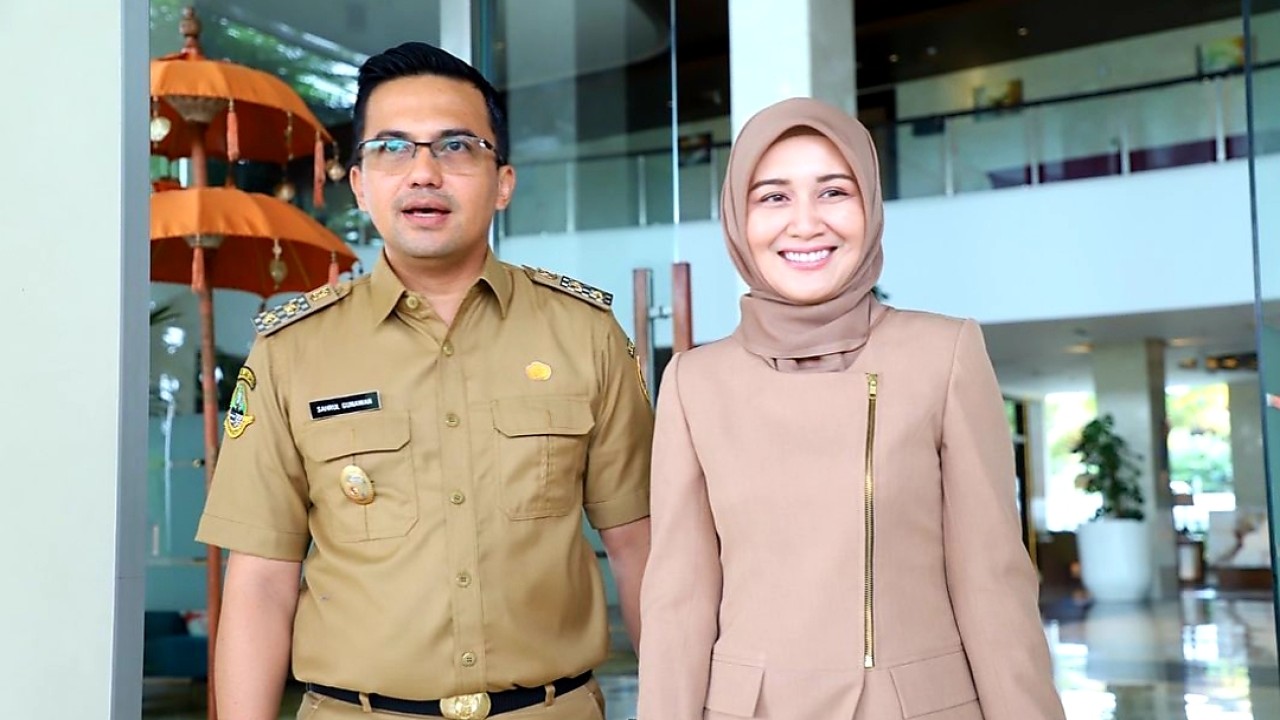 Sahrul Gunawan dan Dine Mutiara/Instagram