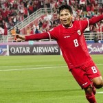Selebrasi Witan Sulaeman usai membobol gawang Yordania di laga ketiga Grup A Piala Asia U-23-1713741459