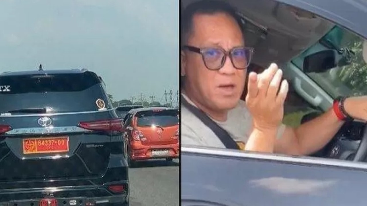 Sopir Fortuner mengaku adik jenderal TNI.