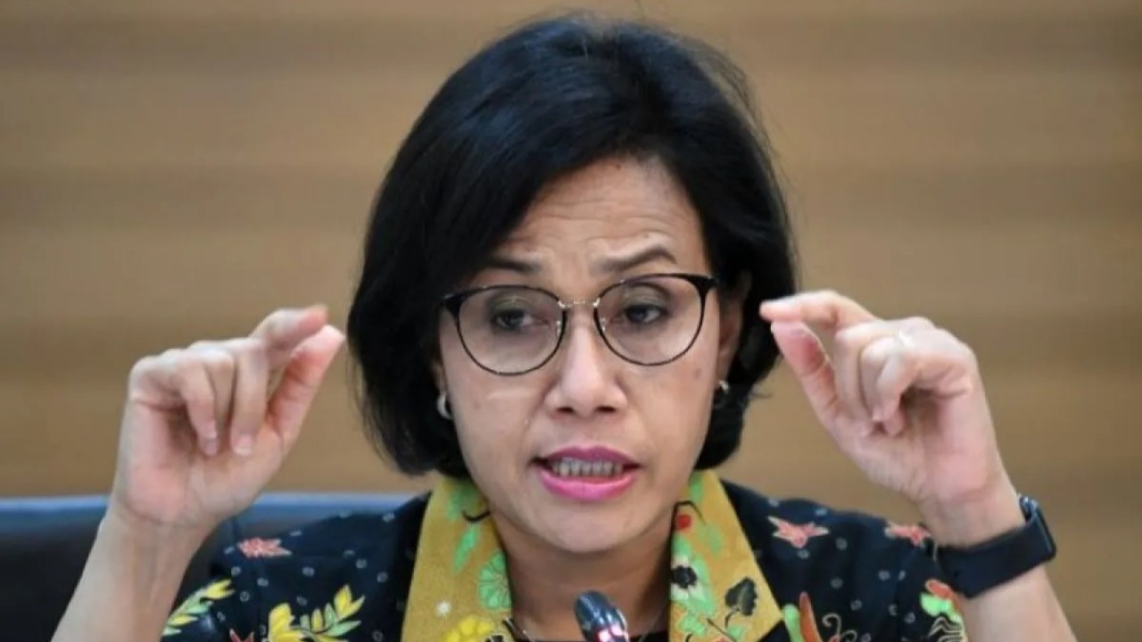 Menteri Keuangan Sri Mulyani, salah satu menteri yang dihadirkan di sidang sengketa hasil Pilpres 2024 di Mahkamah Konstitusi. (Antara)