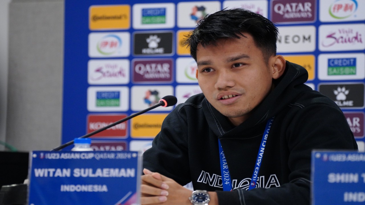 Witan Sulaeman berjanji bakal tampil habis-habisa melawan Uzbekistan di semifinal Piala Asia U-23 2024. (dok PSSI)