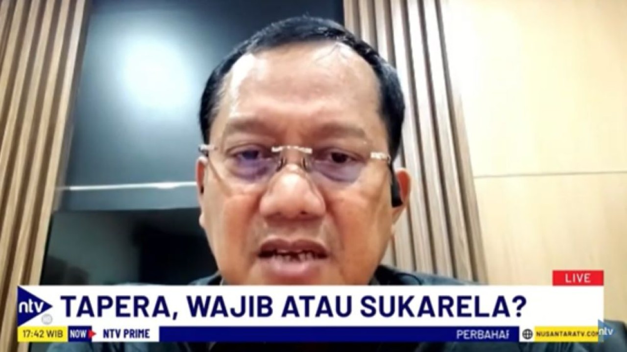 Wakil Kabid Ketenagakerjaan APINDO, Darwoto dalam dialog NTV Prime yang disiarkan NusantaraTV