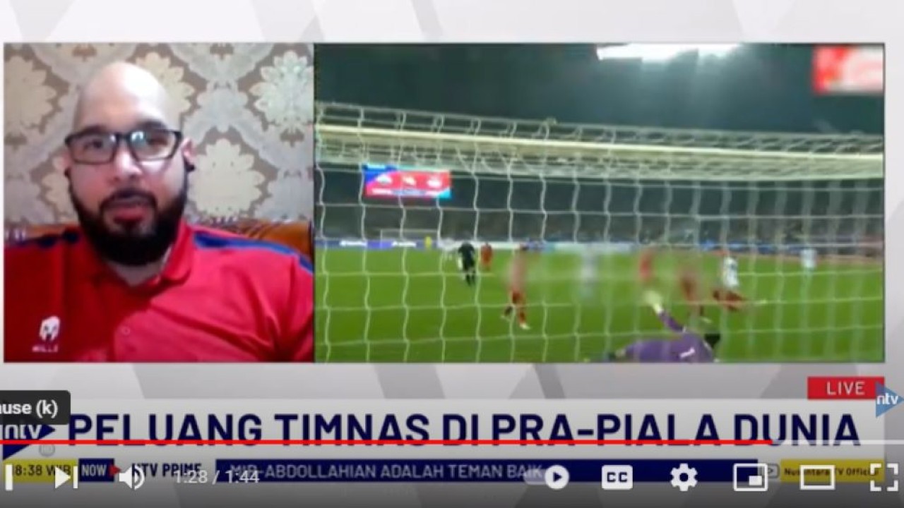 Analisa sepak bola Binder Singh dalam Dialog NTV Prime di NusantaraTV