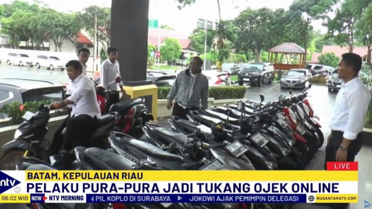 Polisi berhasil meringkus komplotan pencuri sepeda motor spesialis matik di Batam.