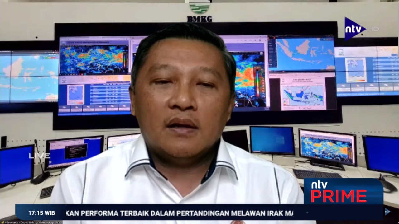 Deputi Bidang Meteorologi BMKG Guswanto/ Tangkapan Layar YouTube Nusantaratv