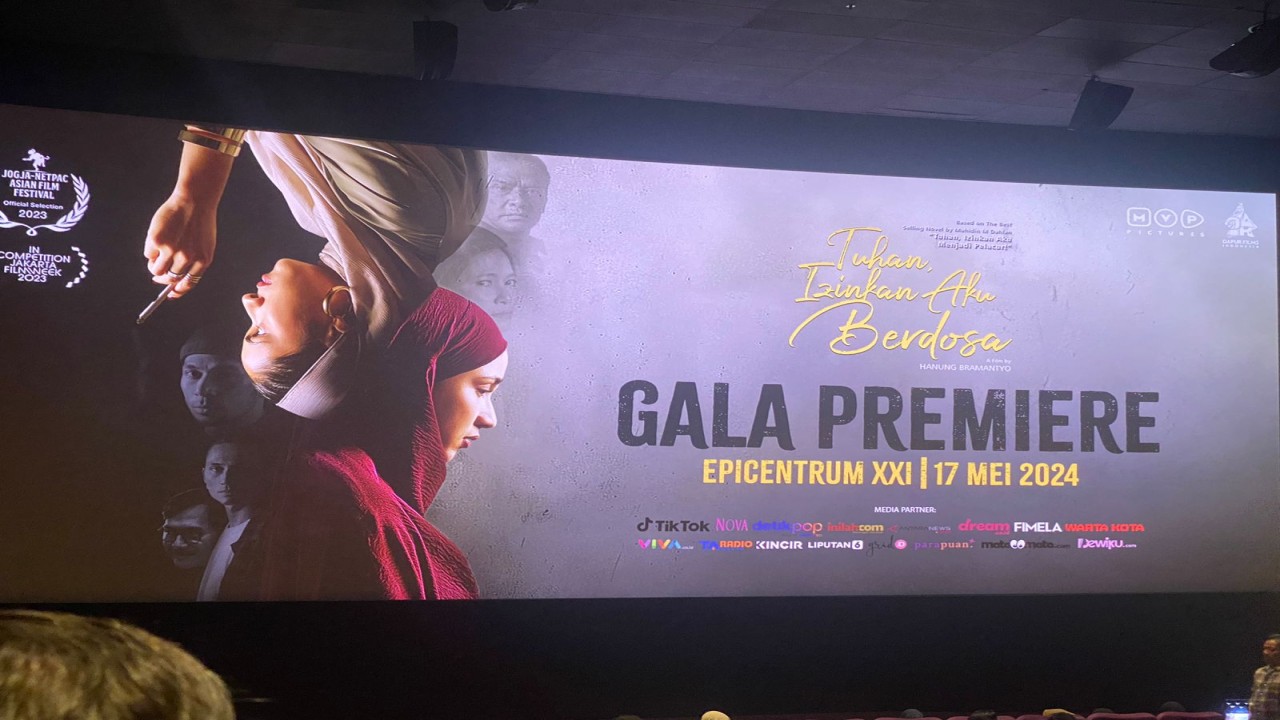 Gala Premier film Tuhan Izinkan Aku Berdosa di Epicentrum XXI Kuningan Jaksel/Foto: Istimewa