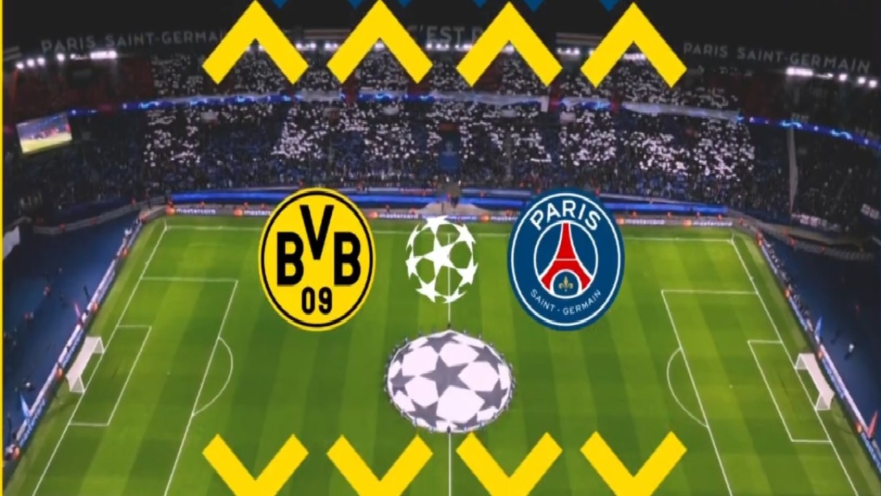 Ilustrasi Liga Champions, Borussia Dortmund vs PSG (UEFA)