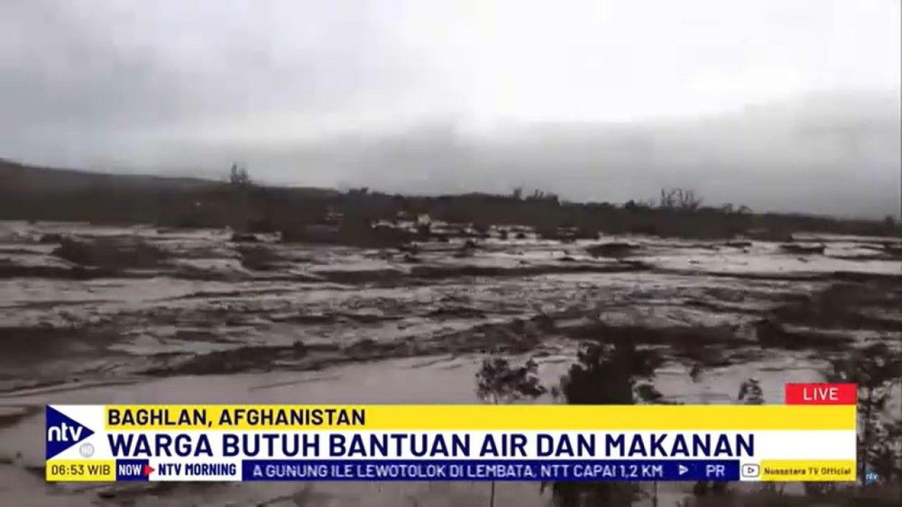Sejumlah provinsi di Afganistan dilanda banjir bandang