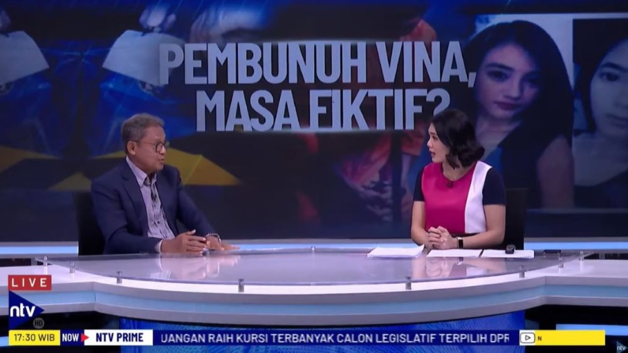 Penasihat Ahli Kapolri, Irjen (Pol) Aryanto Sutadi saat menjadi narasumber dalam program NTV Prime di Nusantara TV, Kamis (30/5/2024).