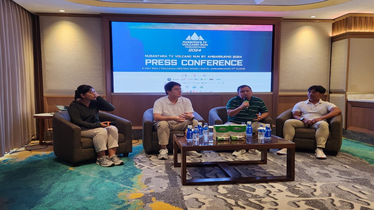 Press Conference Nusantara TV Volcano Run By Ambarrukmo 2024