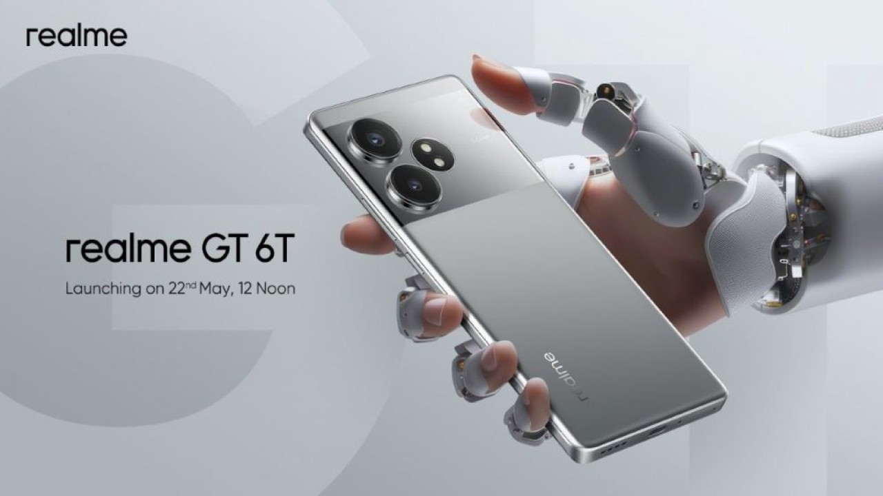 Realme GT 6T akan tersedia untuk dibeli di Amazon India. (Foto: GSM Arena)