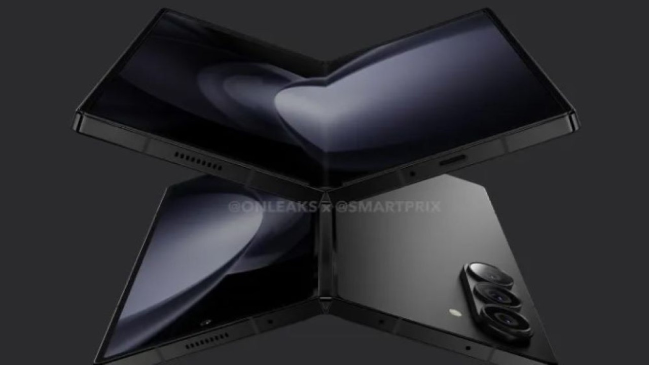 Render Samsung Galaxy Z Fold 6. (Foto: Gizmochina)
