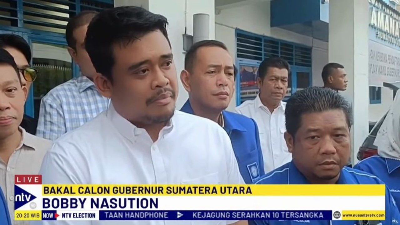 Bobby Nasution enggan mengungkapkan secara detail kriteria pendampingnya di Pilgub Sumut 2024.