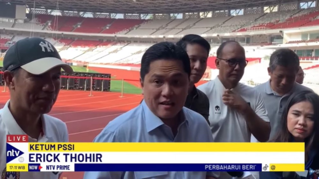 Ketua Umum PSSI Erik Thohir merespons kritik terkait kebijakan menaturalisasi pemain di Tim Nasional