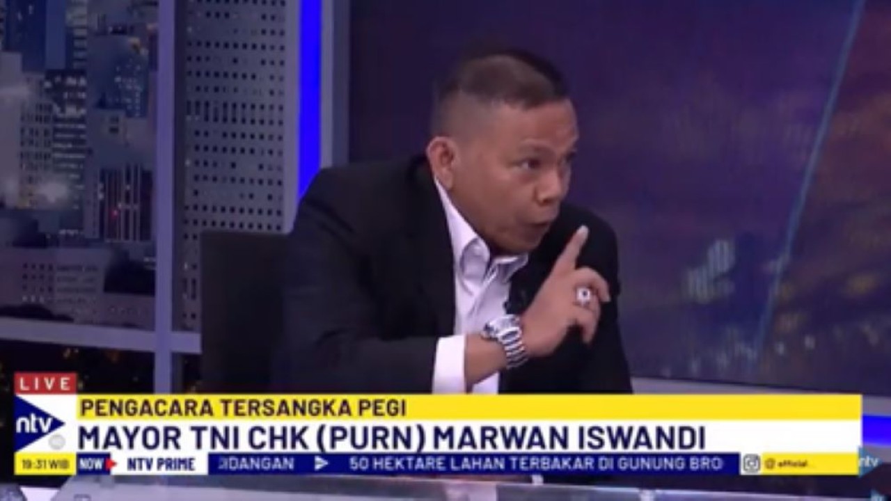 Kuasa Hukum Pegi Setiawan, Mayor TNI CHK (Purn) Marwan Iswandi dalam Dialog NTV Prime di NusantataTV/tangkapan layar NTV