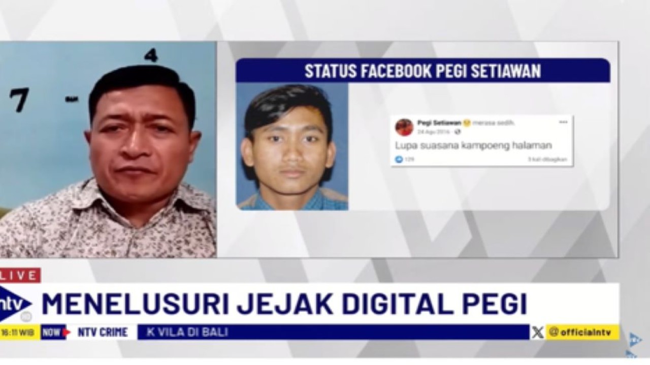 Kuasa Hukum Pegi Setiawan, Muchtar Effendi dalam Dialog NTV Crime di NusantaraTV/tangkapan layar NTV