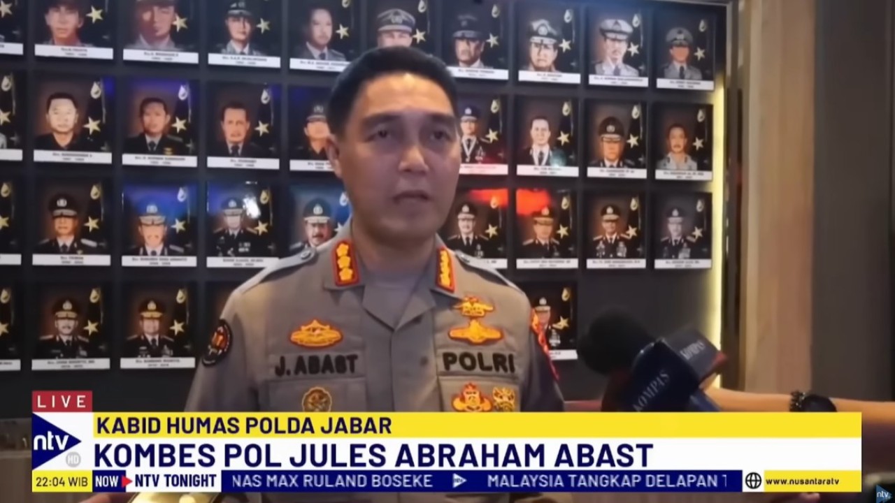 Kabid Humas Polda Jawa Barat, Kombes Jules Abraham Abast.