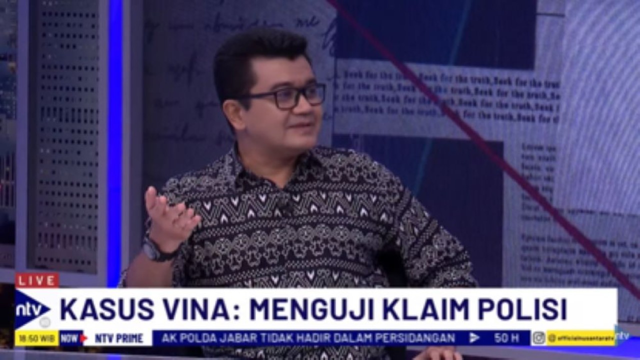 Psikolog Forensik Reza Indragiri dalam Dialog NTV Prime di NusantaraTV/tangkapan layar NTV