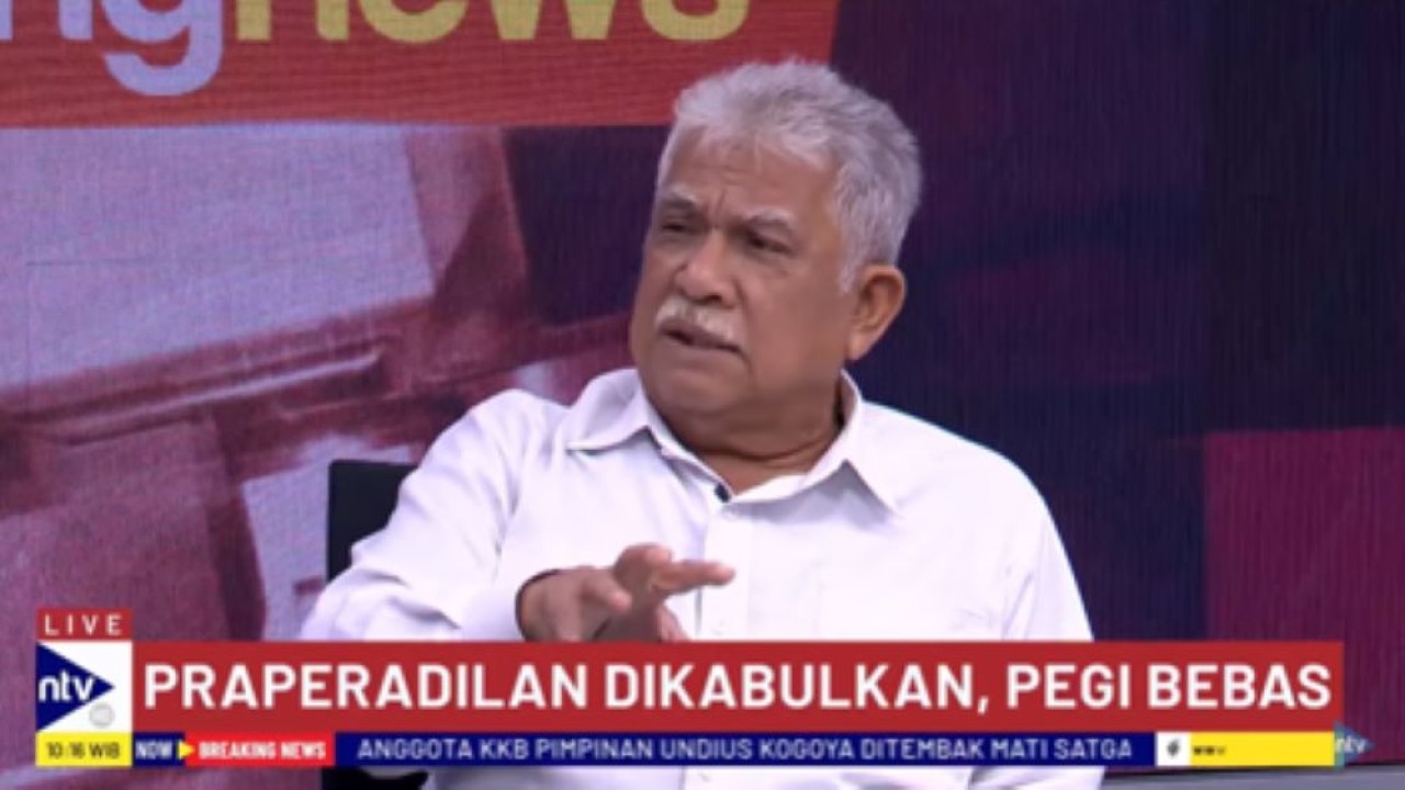 Ahli Hukum Pidana Universitas Indonesia, Chudry Sitompul dalam Dialog NTV Breaking News membahas hasil sidang praperadilan Pegi Setiawan/tangkapan layar NTV