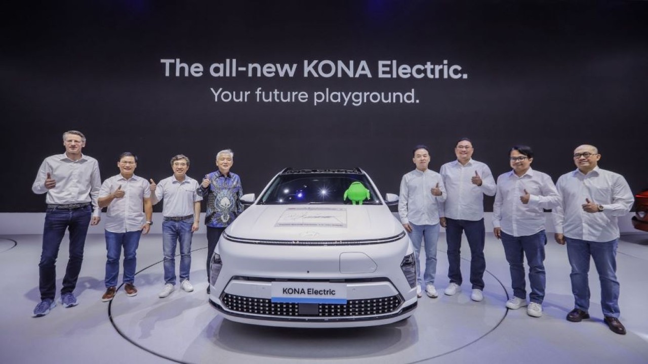 Hyundai All-new KONA Electric resmi diluncurkan pada perhelatan GIIAS 2024 di ICE, BSD City, Tangerang, Banten, pada Rabu, 17 Juli 2024.