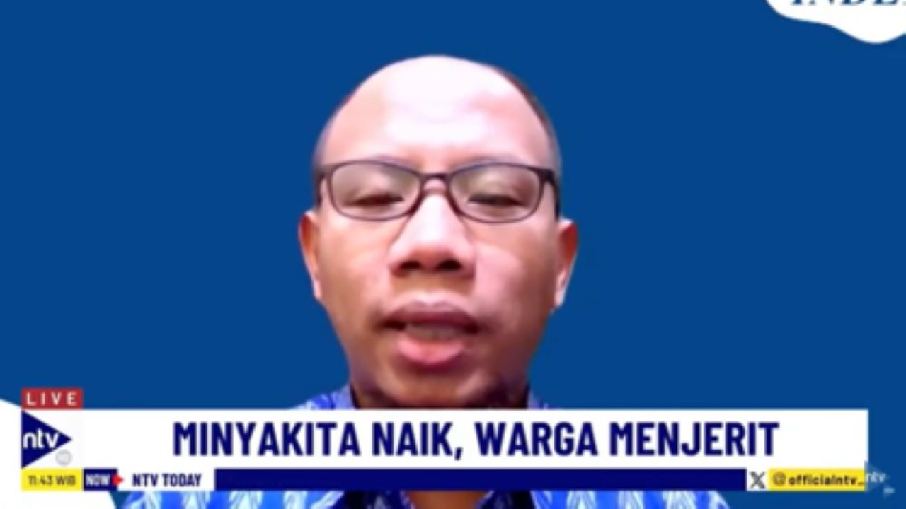 Ekonom INDEF, Eko Listiyanto dalam Dialog NTV Today di NusantaraTV/tangkapan layar NTV