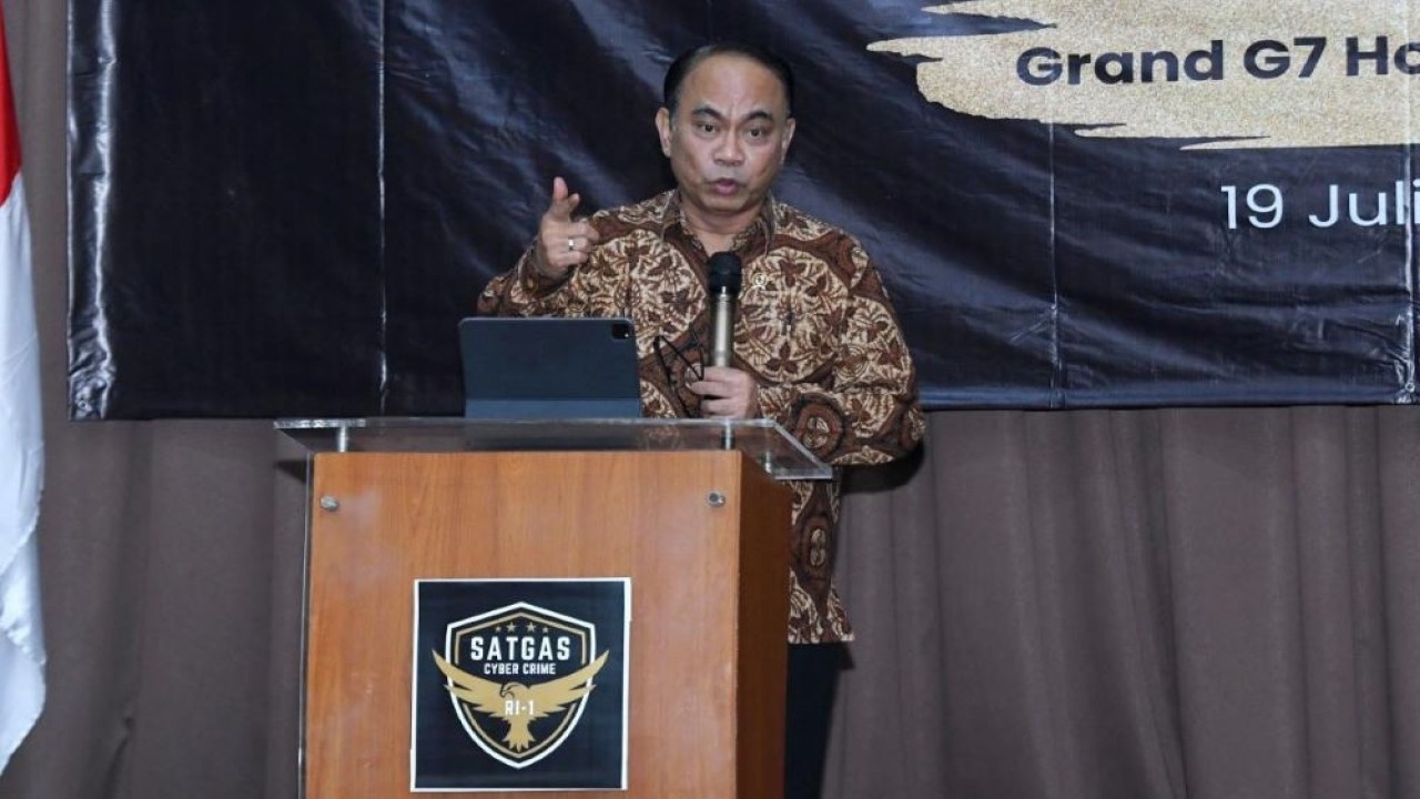 MenteriMenkominfo Budi Arie Setiadi menyatakan judi online (judol) sudah merusak banyak sektor kehidupan masyarakat. (Foto: Istimewa/Kemenkominfo)