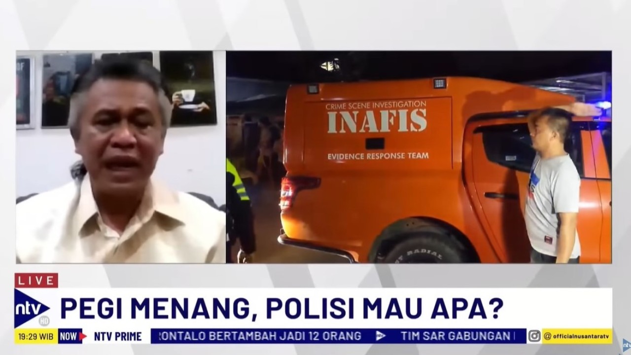 Mantan Kapolda Jawa Barat (2016-2017), Irjen Pol (Purn) Anton Charliyan saat menjadi narasumber dalam dialog NTV Prime di Nusantara TV, Selasa (9/7/2024).