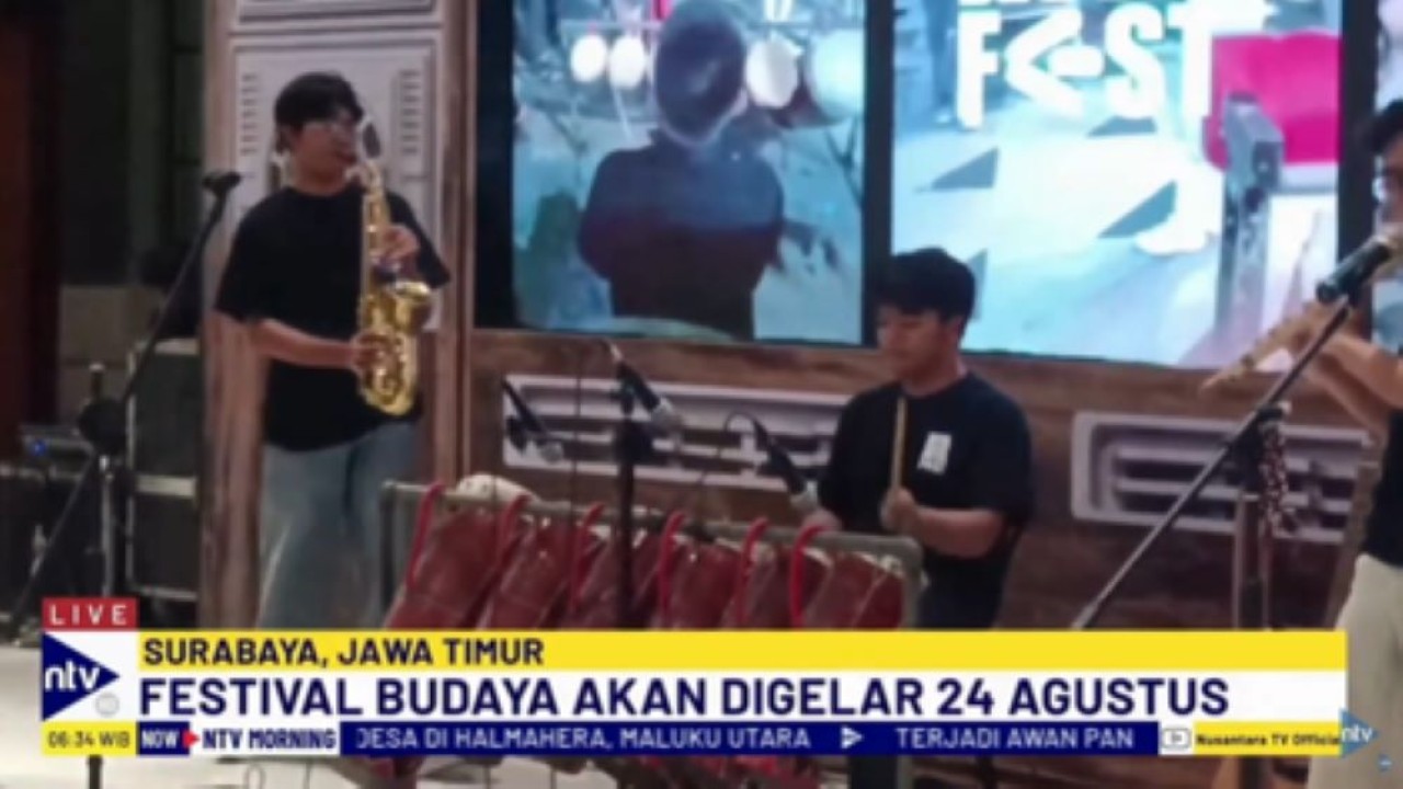 Festival Budaya Batak di Surabaya/tangkapan layar NTV