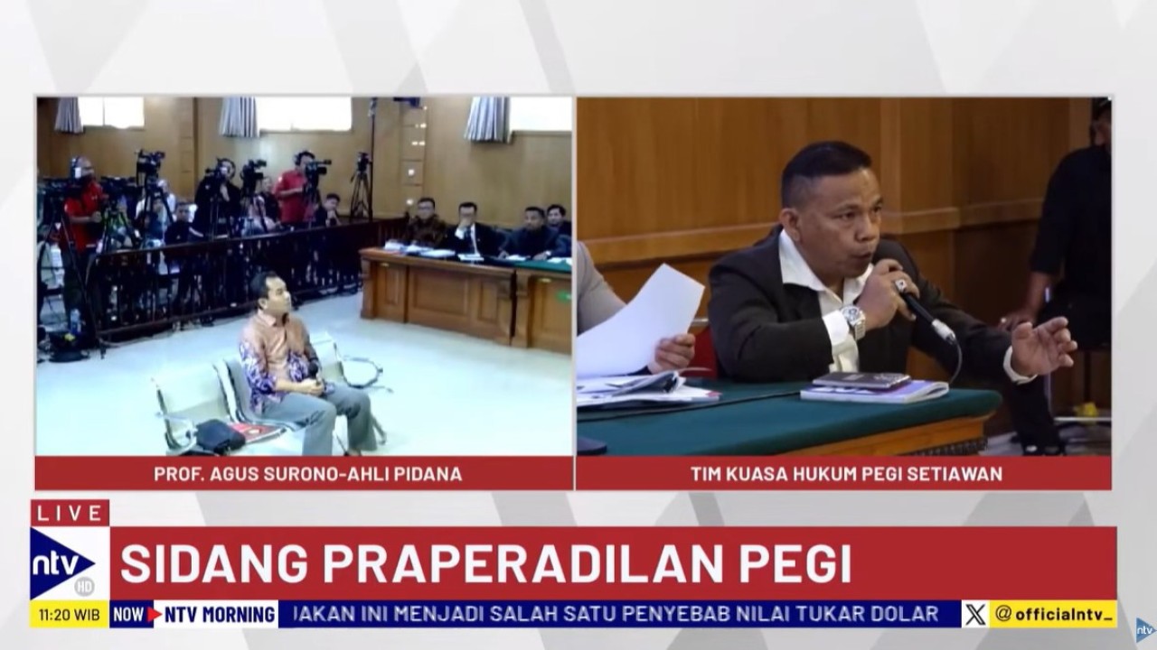 Ahli hukum pidana dari Universitas Pancasila, Prof. Agus Surono dihadirkan oleh tim kuasa hukum Polda Jawa Barat (Jabar) dalam sidang praperadilan Pegi Setiawan di Pengadilan Negeri (PN) Bandung, Kamis (4/7/2024).