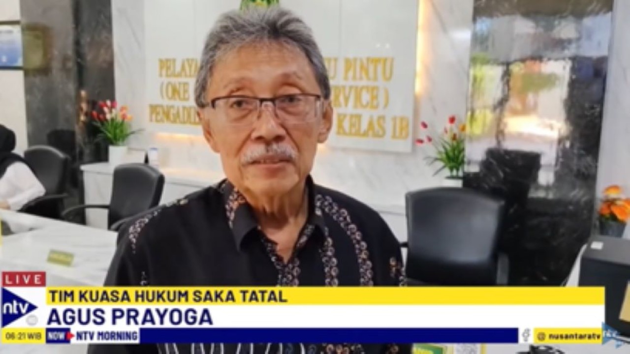 Tim kuasa hukum Saka Tatal, Agus Prayoga